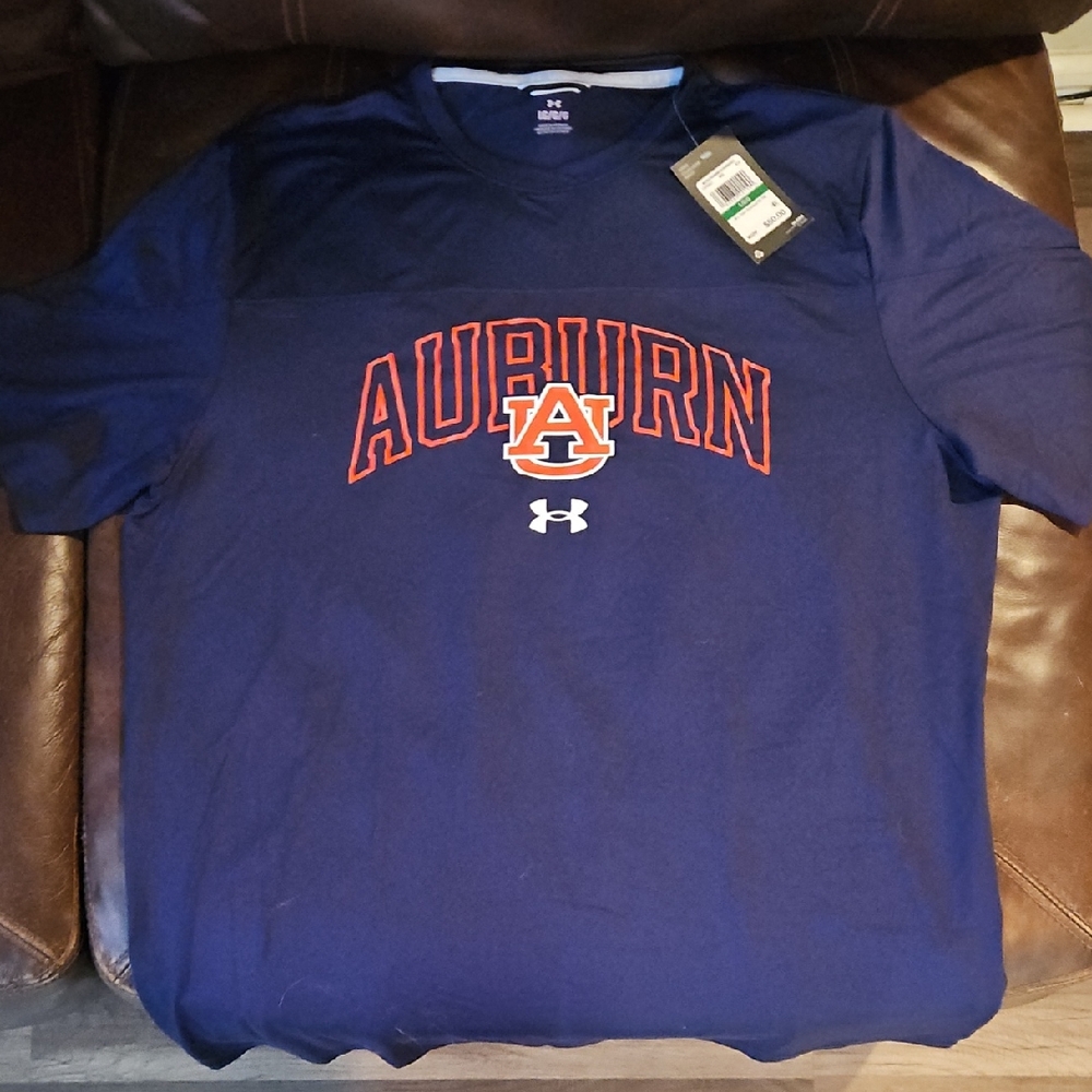 Auburn University Under Armour Men's Navy Tee